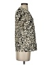 Shein Animal Print Ivory Short Sleeve Blouse Size 4 - photo 4