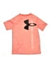 Under Armour 100% Polyester Orange Active T-Shirt Size L (youth) - photo 1