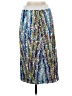 Le Superbe 100% Polyester Print Blue Casual Skirt Size XS - photo 1