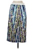 Le Superbe 100% Polyester Print Blue Casual Skirt Size XS - photo 2