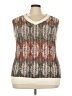 Assorted Brands Tweed Brown Sweater Vest Size 3X (estimated) - photo 1