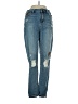 Sam Edelman Hearts Blue Jeans Size 25 waist - photo 1