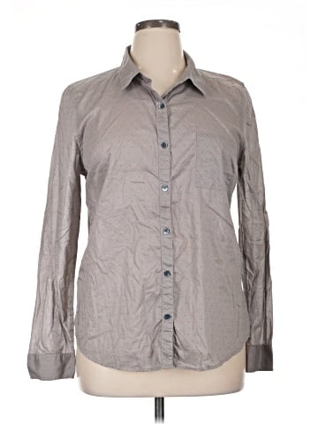 Halogen Long Sleeve Button-Down Shirt (view 1)
