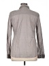 Halogen 100% Cotton Houndstooth Gray Long Sleeve Button-Down Shirt Size XL - photo 2