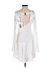 Saints + Secrets 100% Polyester White Casual Dress Size S - photo 2