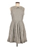 IMAN Tweed Gray Casual Dress Size 8 - photo 1
