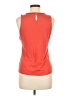Deletta Orange Sleeveless Blouse Size M - photo 2