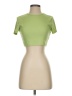 Shein Green Short Sleeve Turtleneck Size 4 - photo 1