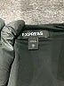 Express 100% Polyester Solid Black Casual Dress Size M - photo 7