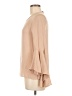 Milly Tan Long Sleeve Silk Top Size 6 - photo 5