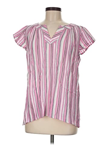 St. John's Bay Short Sleeve Blouse (view 1)