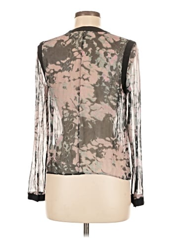 Adam Lippes Long Sleeve Silk Top (view 2)