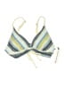 Robin Piccone Chevron-herringbone Gray Swimsuit Top Size L - photo 1