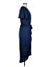 Assorted Brands 100% Polyester Blue Casual Dress Size M - photo 4