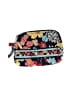 Vera Bradley Floral Black Blue Makeup Bag One size - photo 1