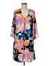 Hermoza Print Purple Casual Dress Size M - photo 1