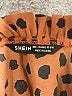 Shein 100% Polyester Polka Dots Brown Long Sleeve Blouse Size 8 - 10 - photo 7