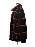 Express 100% Polyester Plaid Brown Black Coat Size Med - Lg - photo 5