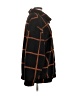 Express 100% Polyester Plaid Brown Black Coat Size Med - Lg - photo 4