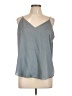 Express 100% Polyester Gray Blue Sleeveless Top Size L - photo 1