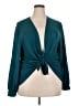 Chico's Teal Long Sleeve Blouse Size XXL (4) - photo 1