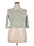 LOFT Beach Green 3/4 Sleeve Top Size XXL - photo 1
