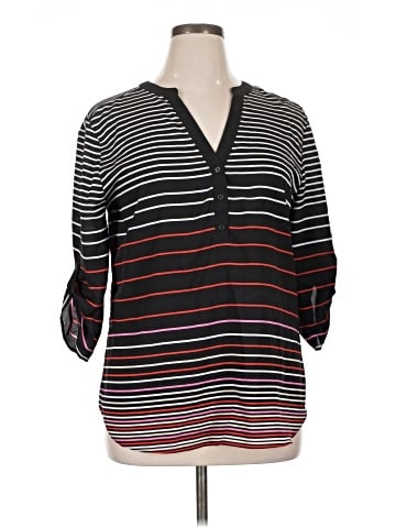 New York & Company 3/4 Sleeve Blouse (view 1)