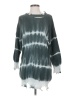 Superdown 100% Cotton Tie-dye Teal Pullover Sweater Size S - photo 1