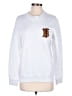 Burberry 100% Cotton White Sweatshirt Size XS - photo 1