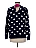Crown & Ivy 100% Cotton Polka Dots Blue Pullover Sweater Size M - photo 2