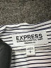 Express Stripes Silver Long Sleeve Button-Down Shirt Size L - photo 7