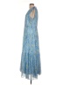 Vince Camuto Paisley Blue Cocktail Dress Size L - photo 5