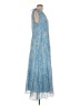 Vince Camuto Paisley Blue Cocktail Dress Size L - photo 4