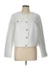 Dolce Cabo 100% Rayon Metallic White Jacket Size L - photo 1