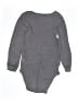 Carter's Solid Gray Long Sleeve Onesie 18-24 MO / 24 MO - photo 2