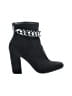 Bamboo Black Ankle Boots Size 8 1/2 - photo 1