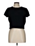 Intermix Black Short Sleeve Turtleneck Size L - photo 1