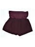 Maacie Solid Burgundy Athletic Shorts Size L - photo 2