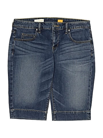 Pilcro and the Letterpress Denim Shorts (view 1)