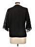 Shein Black 3/4 Sleeve Blouse Size L - photo 2