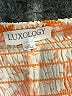 Luxology 100% Rayon Floral Orange Jumpsuit Size S - photo 4