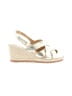 Talbots Outlet Silver Gold Wedges Size 10 - photo 1
