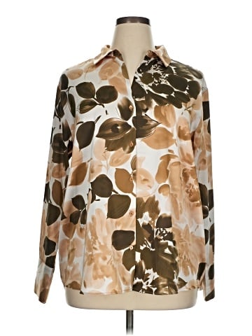 Cupcakes & Cashmere Long Sleeve Blouse (view 1)