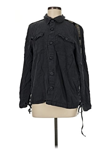 Pam & Gela Long Sleeve Button-Down Shirt (view 1)