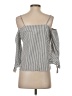Guest Editor Silver 3/4 Sleeve Blouse Size S - photo 2