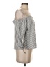 Guest Editor Silver 3/4 Sleeve Blouse Size S - photo 4