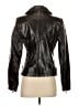 Identify 100% Leather Brown Jacket Size 4 - photo 2