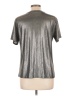 Love J Metallic Silver Short Sleeve T-Shirt Size L - photo 2