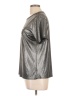 Love J Metallic Silver Short Sleeve T-Shirt Size L - photo 5