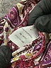 Octavia 100% Polyester Purple 3/4 Sleeve Blouse Size M - photo 8